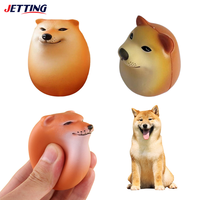 Creative Shiba Inu Realistic Egg Shape PVC Desk Decor Dog & Egg Union Decorations For Home Offices Fun Christmas Gifts