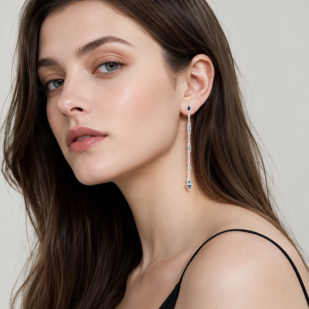 Earrings Play Of Colours Dragonfly,Europe Lightness Fine Jewelry For Women Summer Brand New Sterling Silver 925 Gift