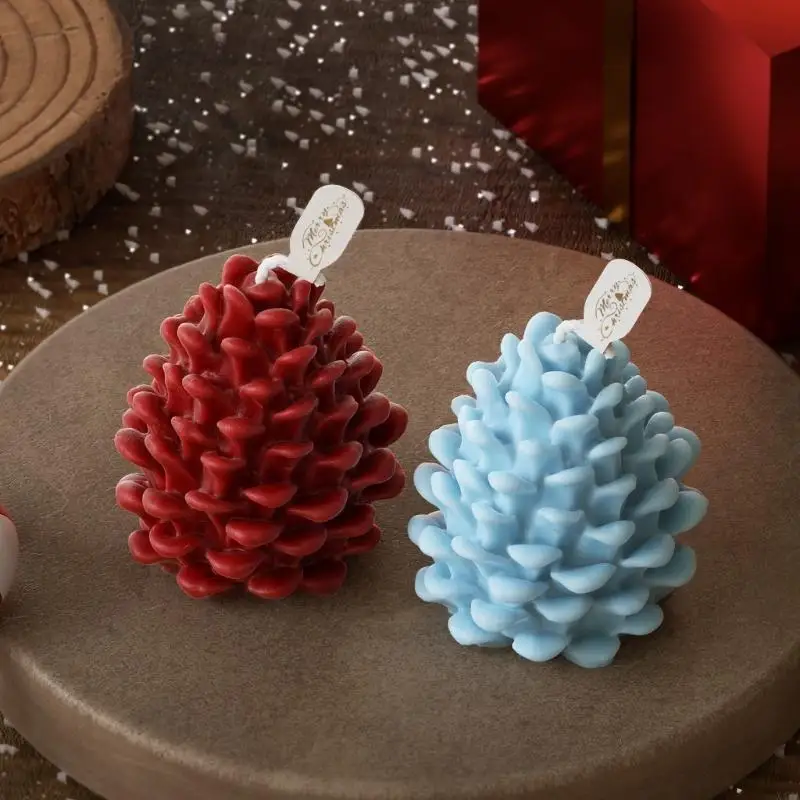 

X4YA Silicone Mold Pinecone Flexible Silicone Molds Perfect for Home Decors Soap Cake Chocolate Crafting