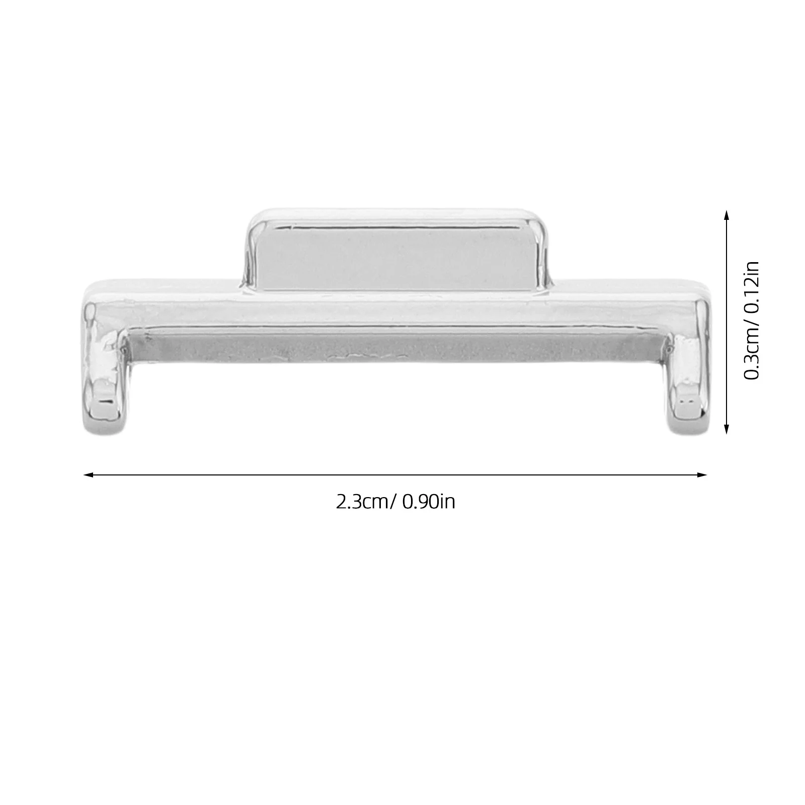 2 個の金属コネクタ時計 FIT 2 20mm ストラップ用簡単に取り付けられる安全な接続時計バンドアダプターパーツ