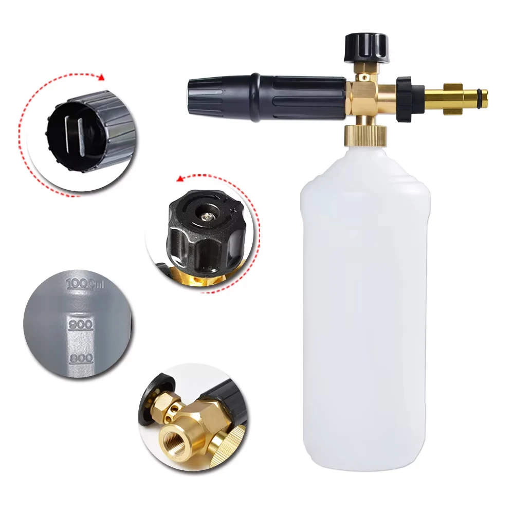 Foam Nozzle Snow Foam Lance Foam Gun Foam Generator Soap Foamer Foam Maker for Sturm RIWALL YILI LUTIAN Car Foam Pressure Washer