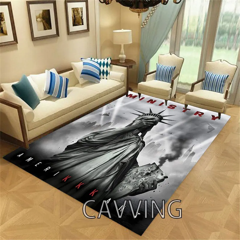 Ministry Rock  3D Printed Carpets Flannel  Rugs Anti-slip Large Rug Carpet  Home Decoration for Living Room Bedroom  Home Decor