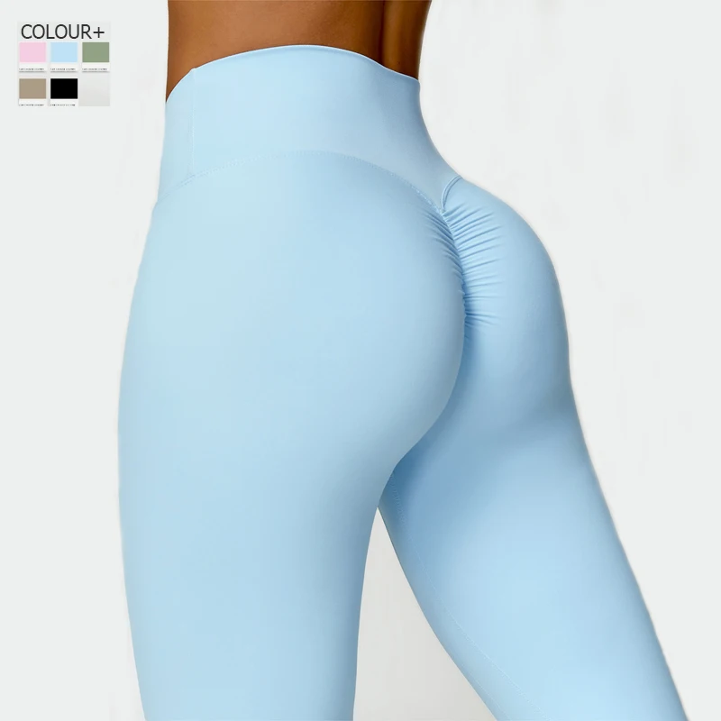 High Waist Sports Leggings Women Buttery Soft Stretchy Yoga Pants Sexy Butt Lift Workout Tights Running Trousers Sportswear