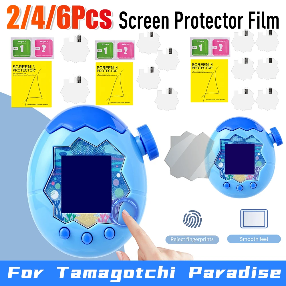 Für Tamagotchi Paradise Panel, transparente TPU-Softfilm-Aufkleber, Panel-Papieraufkleber, ultradünne Bildschirmgröße für Tamagotchi-Zubehör
