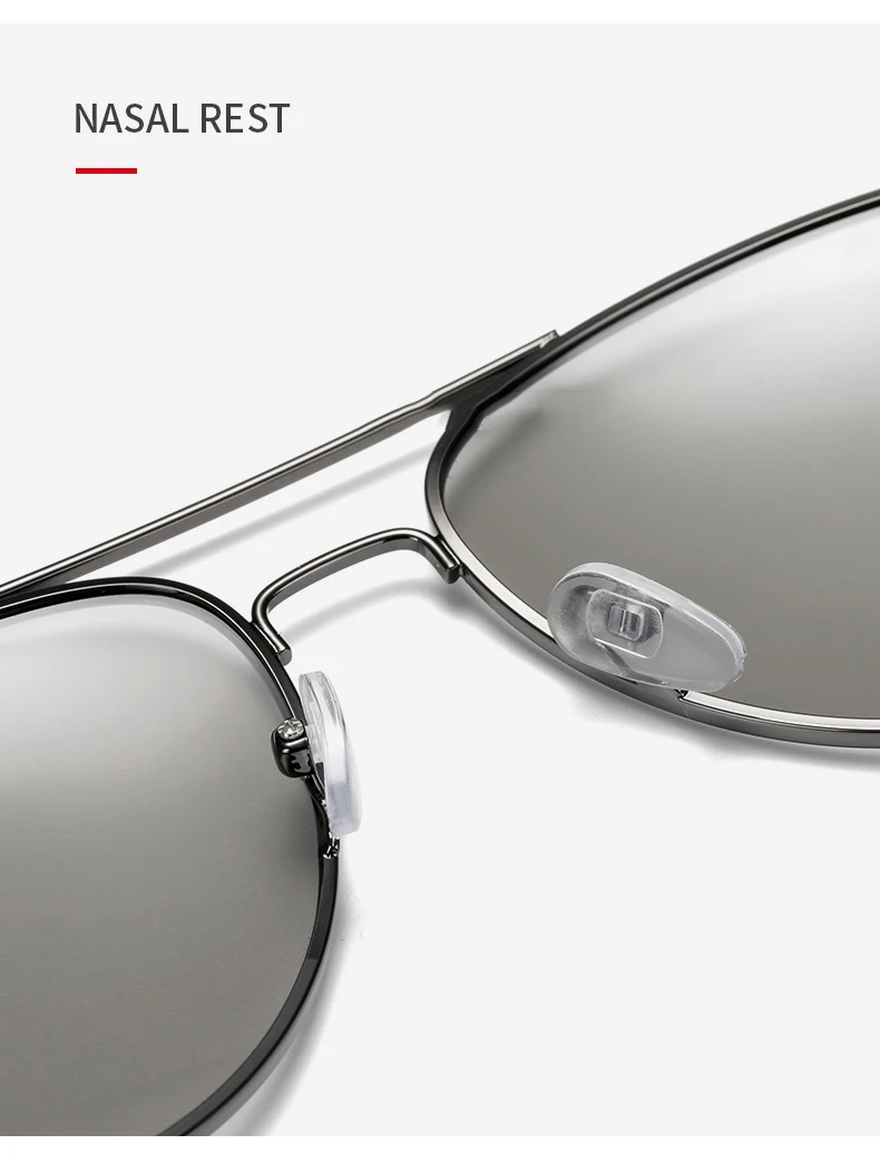 Outdoor Shade Pilot Photochrome Lesebrille mit verschreibungspflichtigen Brillen Herren ovale Sonnenbrille Dioptrien +0,5 1,25 1,75 2,25 2,75 – Detail 8