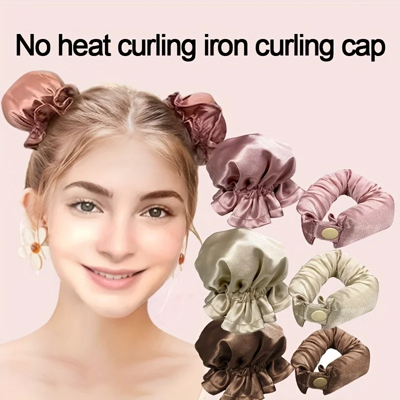 

Heatless Curling Rod Headband No Heat Hair Rollers Sleeping Soft Flex Rod For Overnight Curls All Hair Types Styling Tools