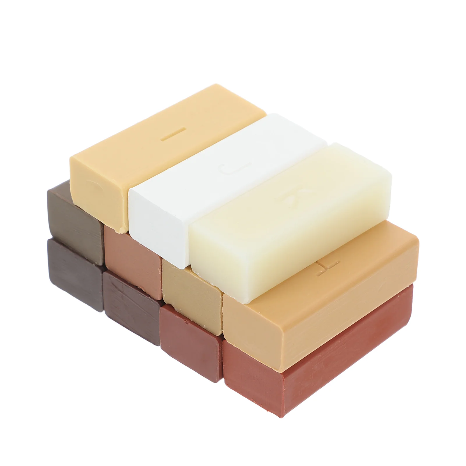 Cera para reparación de suelos de madera, 11 Uds., 11 colores, cera dura para arañazos en suelos de vinilo laminado de madera dura, acabado Natural de larga duración