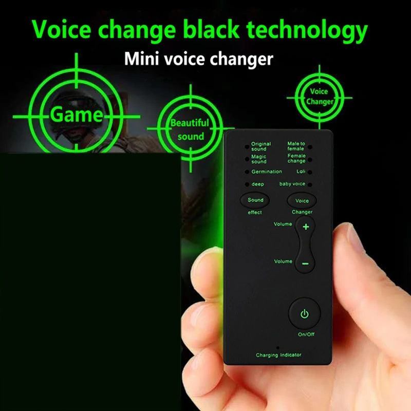 Voice Changer Different Sound Changes Device For Computer Laptop Mobile Phone