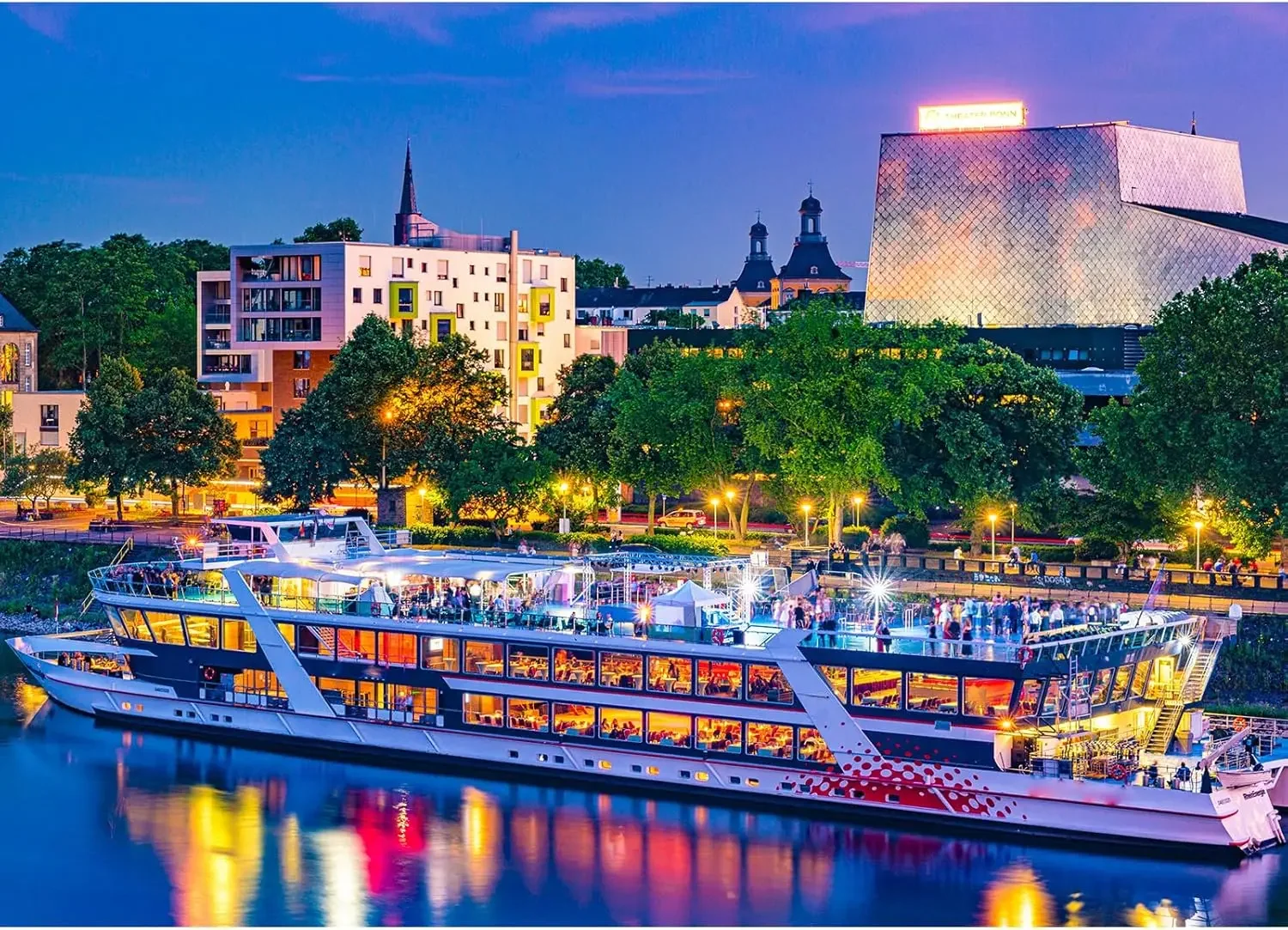

1000/500/300/120 Pieces Sightseeing Cruise Ship Jigsaw Puzzles for Adults Home Decor Games Landscape Puzzles Educational Toys