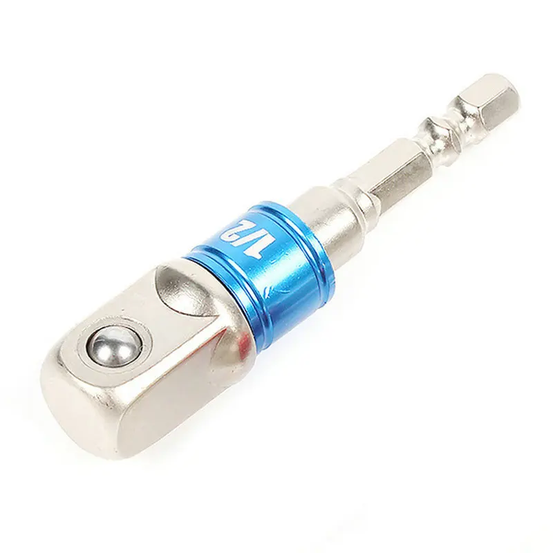 3Pcs/Set Alloy Steel Socket Adapter Hexagonal Screwdriver Conversion Connecting Rod 1/4 " 3/8 " 1/2" Electric Tool Accessories