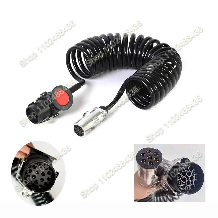 

1 piece Spare Parts for Mercedes Benz Scania Volvo Trucks 15 pin to 7-pin Cable Connection Wires truck trailer line 6 meters