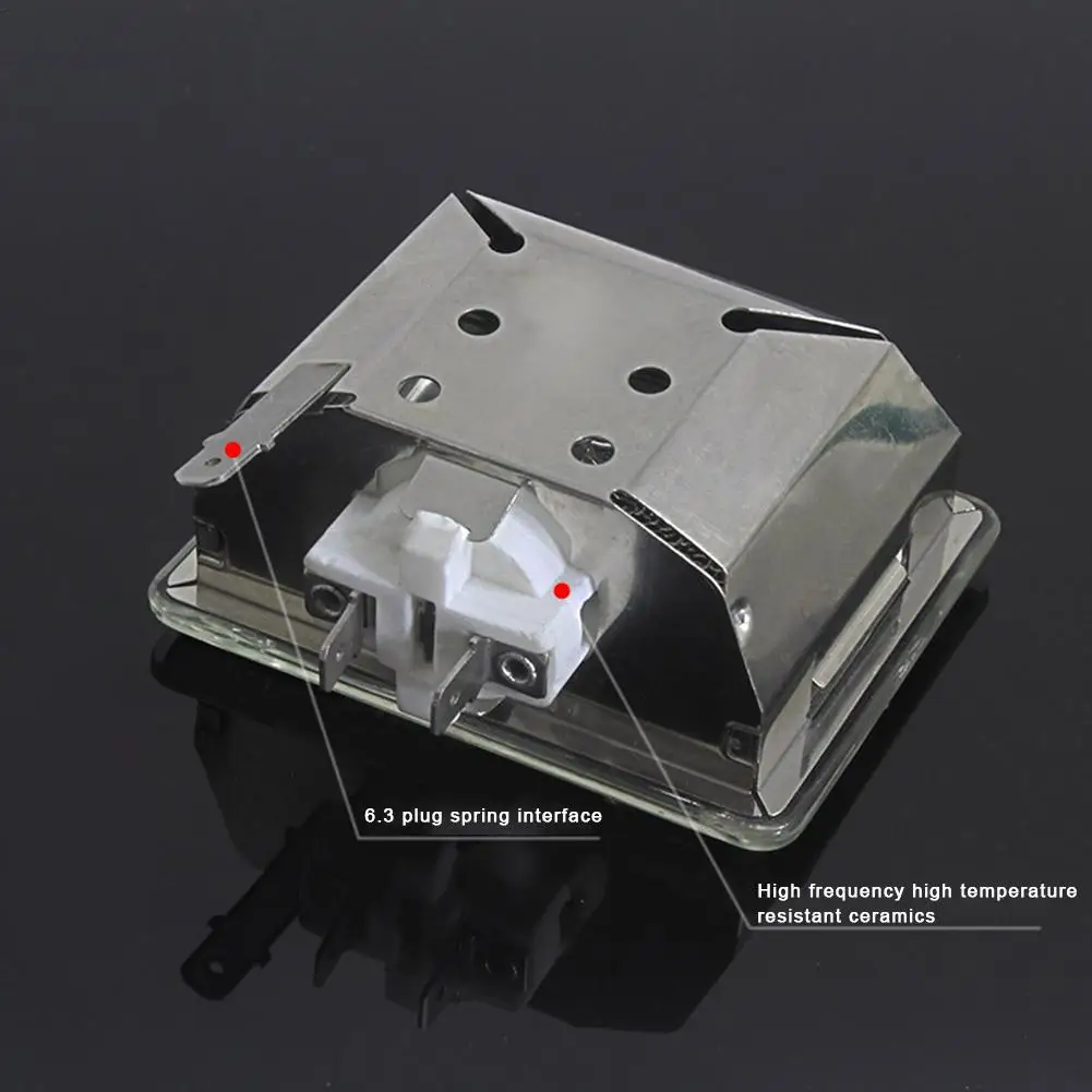 

40 Вт лампа для духовки G9 с патроном лампы, устойчивая к высоким температурам, прочная сменная лампа, лампа для микроволновой печи