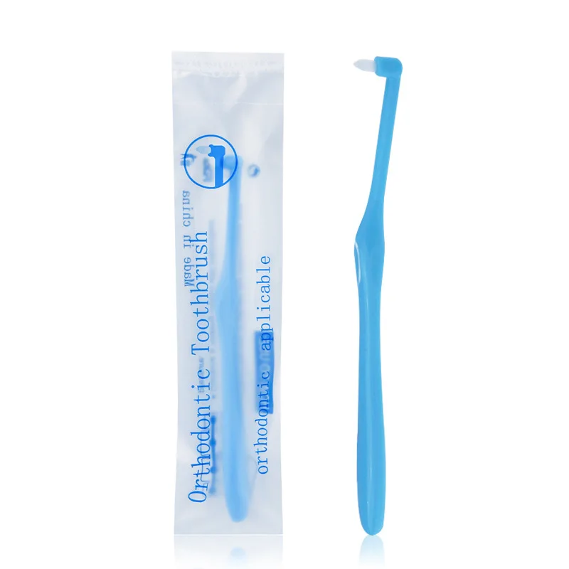 

Hot 1Pcs Orthodontic Toothbrush Small Head Soft Hair Correction Teeth Braces Dental Floss Oral hygiene Tooth Care