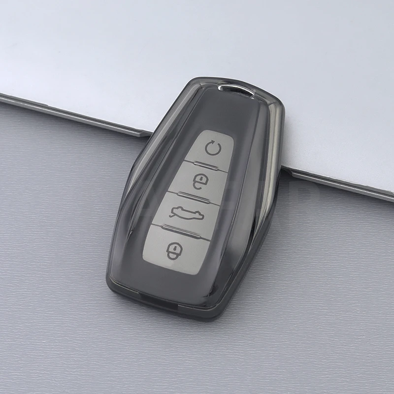 For Geely Emgrand X7 EX7 Coolray 2019 - 2020 TPU Car Remote Key Case Cover Holder Shell Auto Styling Fob Accessories