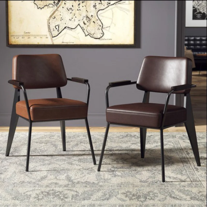 Nordic Bar Tavern Reception Negotiation Personalized Chair Wrought Iron Coffee Shop Simple Western Restaurant Leisure