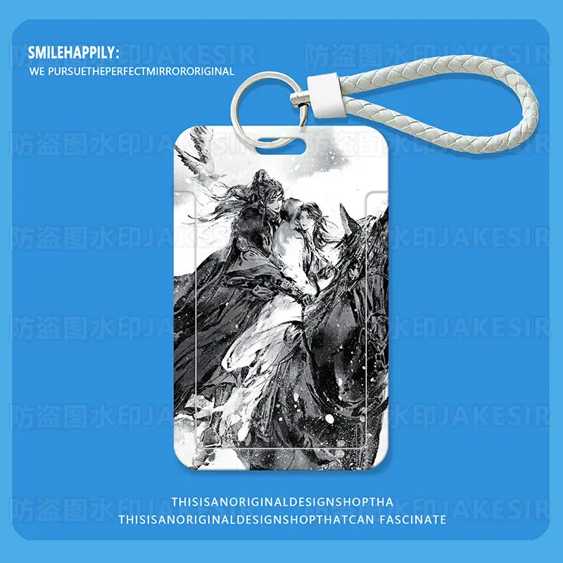 Qiang Jin Jiu Danmei Anime Card Cover Shen Ze Chuan Xiao Chi Ye Cean Lanzhou Cartoon Protective Cover for Credit Cards Shen Jiu