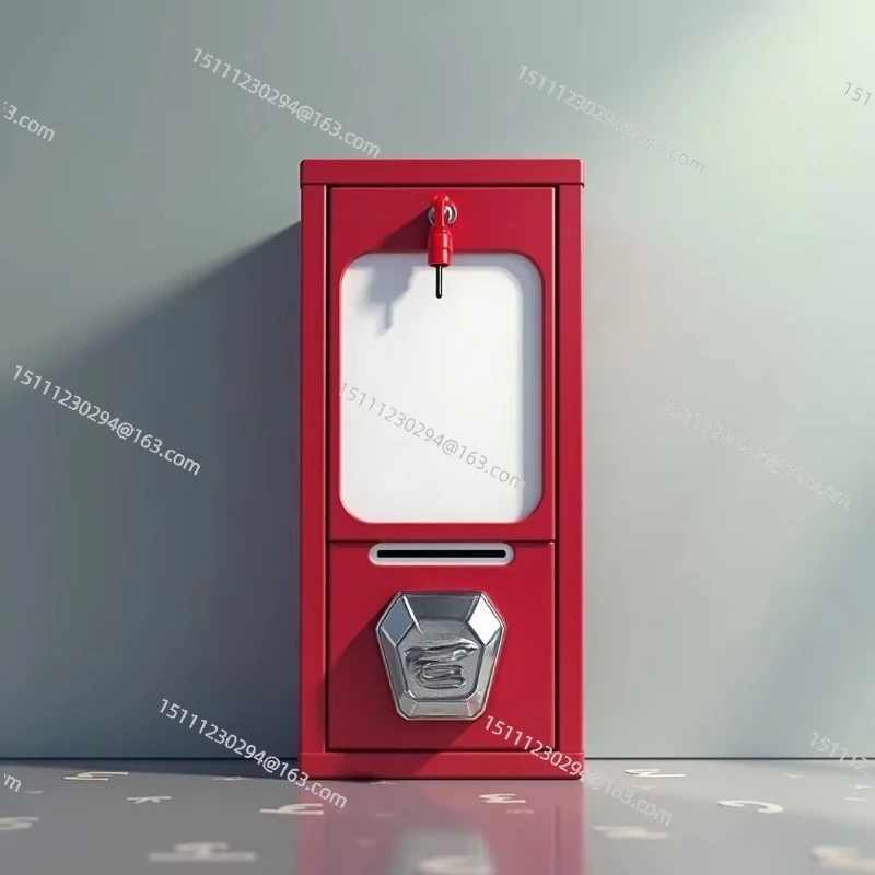 Metal card/tattoo vending machine for birthday parties and various cards
