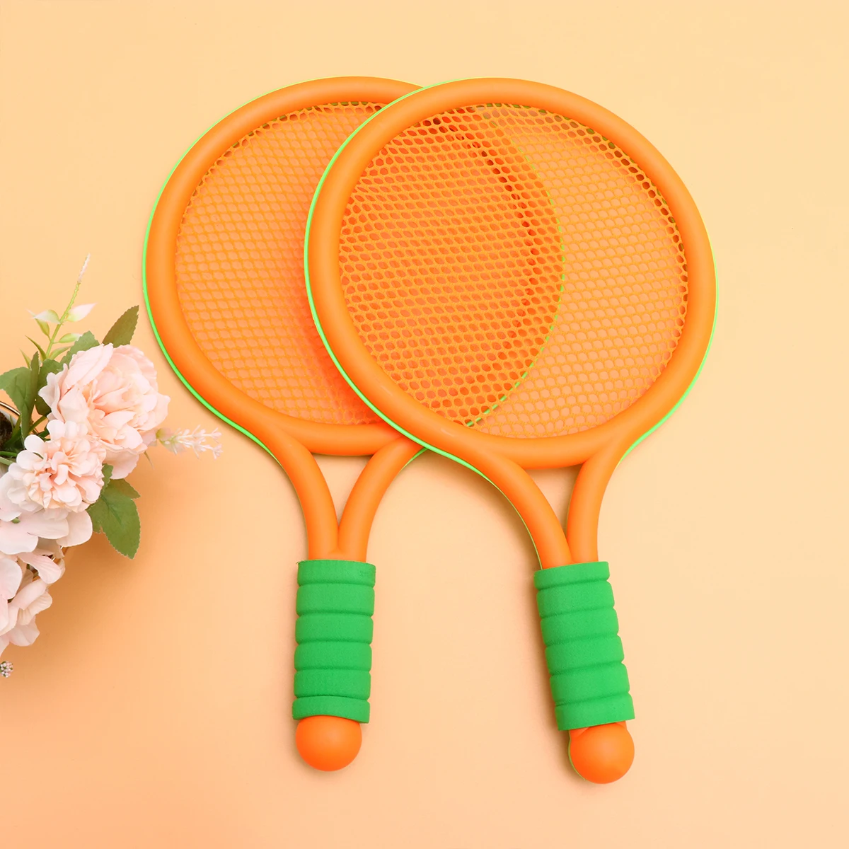 

1 set 1 Set Racket Set Durable Outdoor Sports Tool For Compact Easy Real Experience Parent Child Bonding