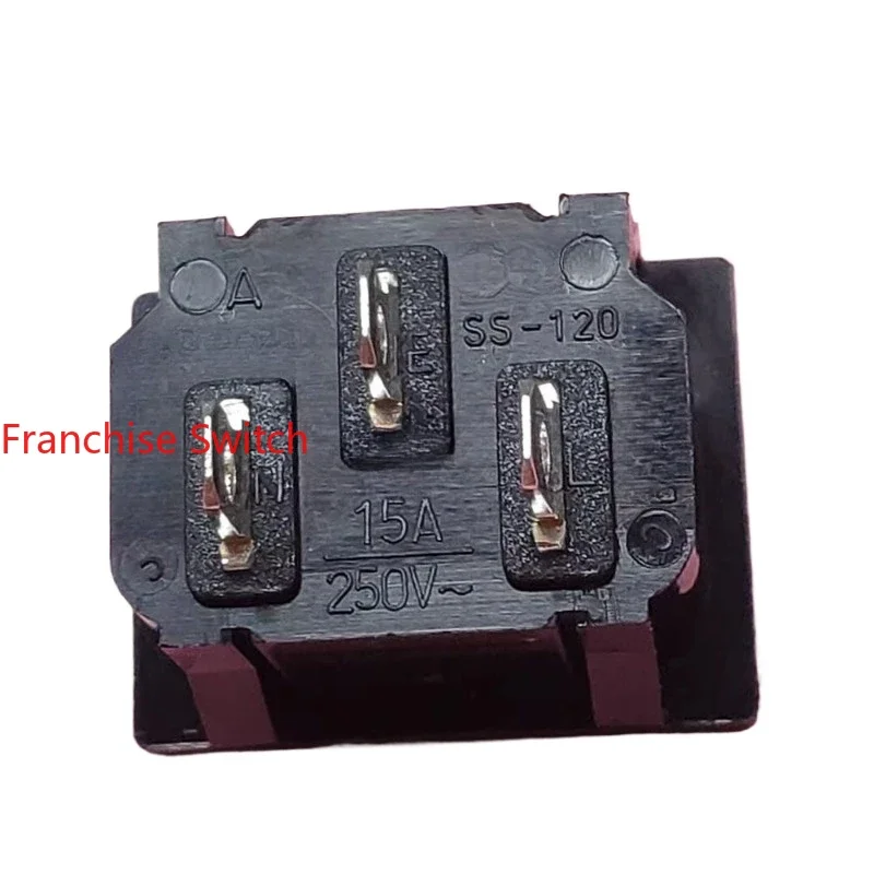 10PCS Cassette power socket SS-120 product  chassis  IEC