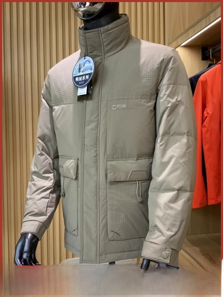 الرجال Thiened الشتاء أسفل Jaet مقنعين كبير رقيق انعكاس الحرارة الدفء ألياف البوليستر عادية Sle طويل Sve