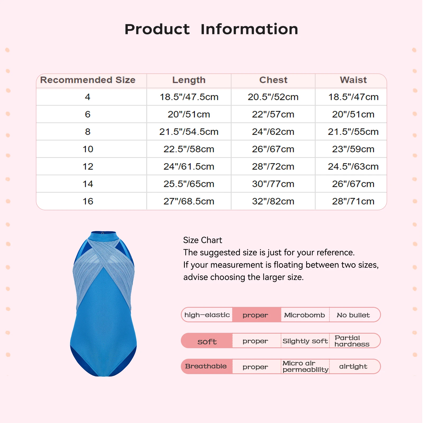 Enfants filles patinage lyrique gymnastique danse justaucorps col montant sans manches dentelle Patchwork découpe dos body Ballet Dancewear