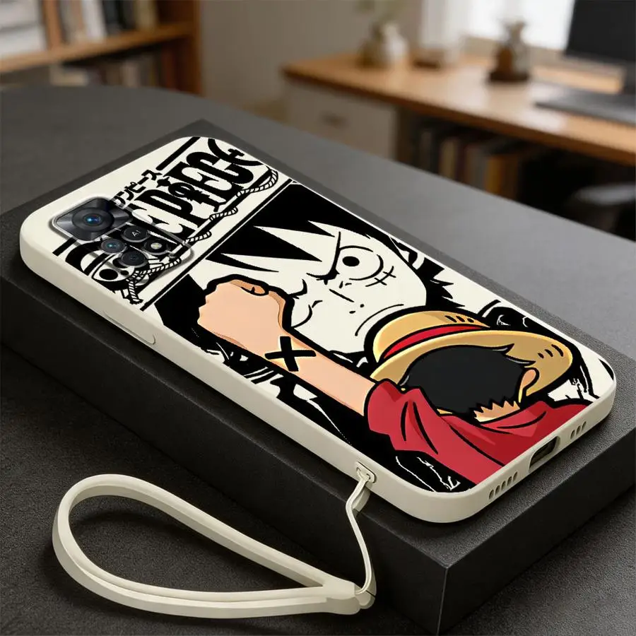 Phone Cover Case for Xiaomi Redmi Note 15 Pro Plus 11S 9S 11 10 Lite 9 12S 14 12 Note 14 13 8 One Pieces Cartoon