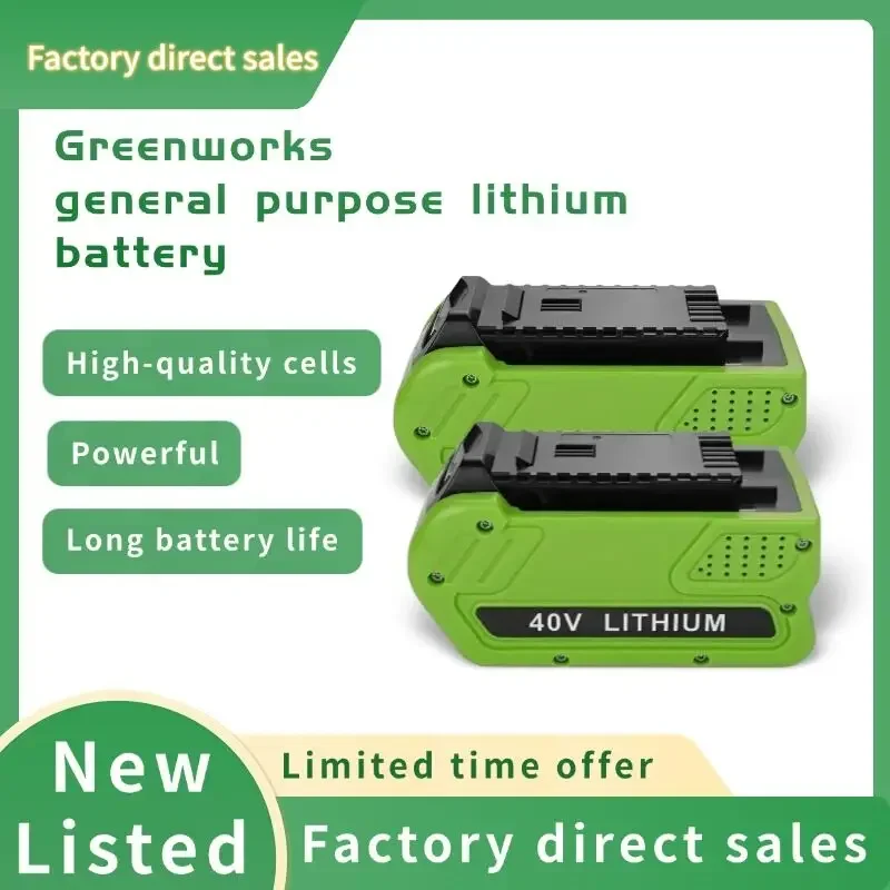 Для GreenWorks 40 Вольт Замена 40 В 8000 мАч 6000 мАч литий-ионный аккумулятор 29472 G-MAX 29252 20202 22262 27062 21242 электроинструменты