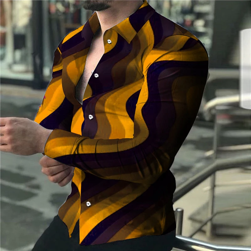 Camisa de traje con gráfico transparente, tejido suave y cómodo, ajustado, talla grande, tendencia de primavera y verano, novedad de 2023