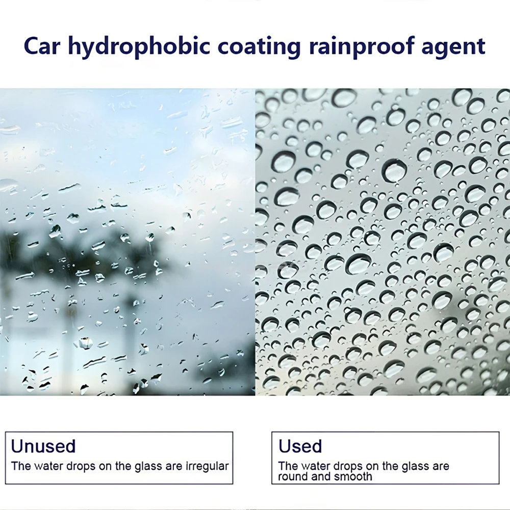 20-100ml Ceramic Glass Nano Hydrophobic Coating Anti-rain Windshield Rainproof Agent Spray Car Remove water Polish Accessories - Image 5