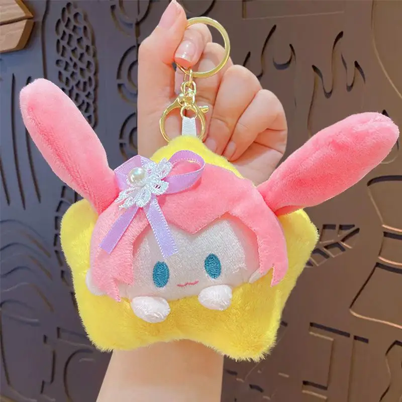 Anime Keychain Hatsune Miku Kawaii Girl School Bag Pendant Versatile Decorate Star Keychain Good Looks Portable Gift Wholesale