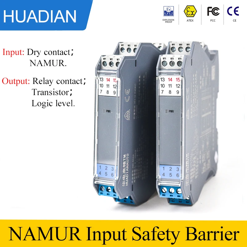 explosion-proof online self-diagnosis switch signal from hazardous area  to safe area relay contact output safety barrier