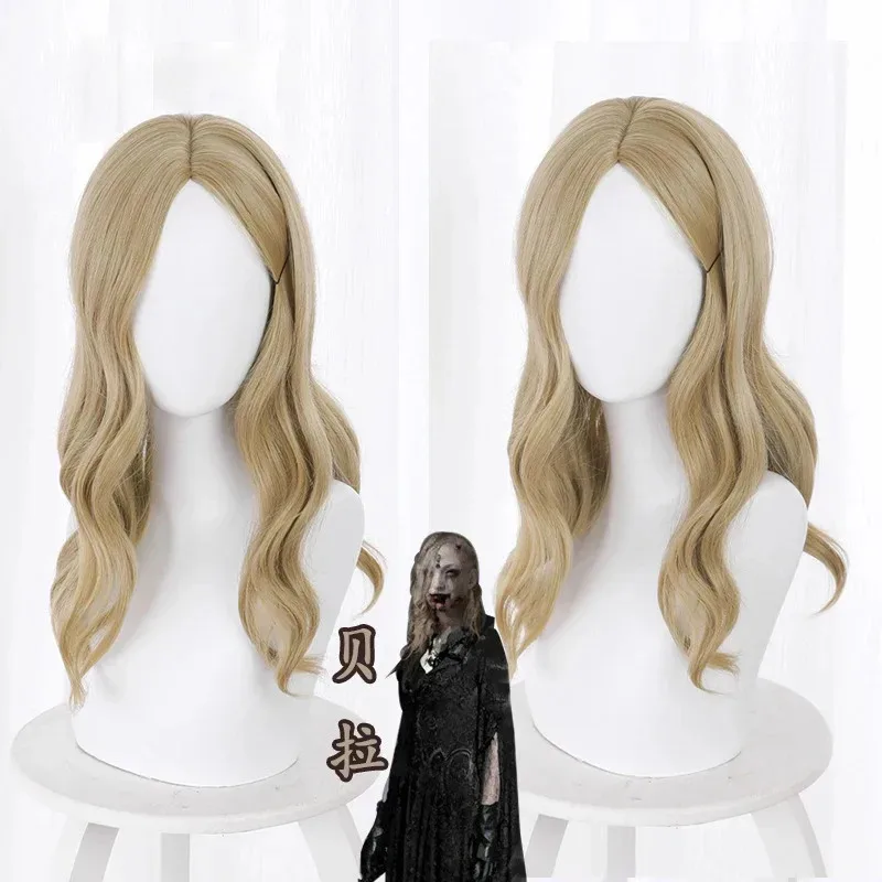 

Игры Леди Dimitrescu Vampire Alcina Bela Cassandra Daniela Косплей Парики 45 см Длинный Парик Женщина Карнавальная Вечеринка Ведьма Головной Убор Опора