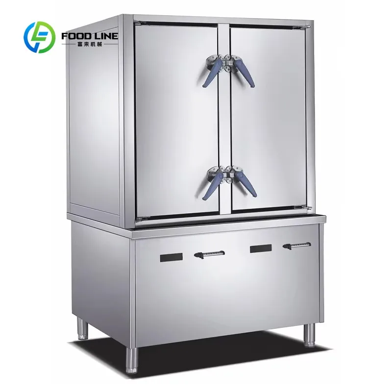 Customized Kitchen Electric Induction Rice Steamer Cabinet with Double Door & Large Capacity for Durable and Efficient Cooking