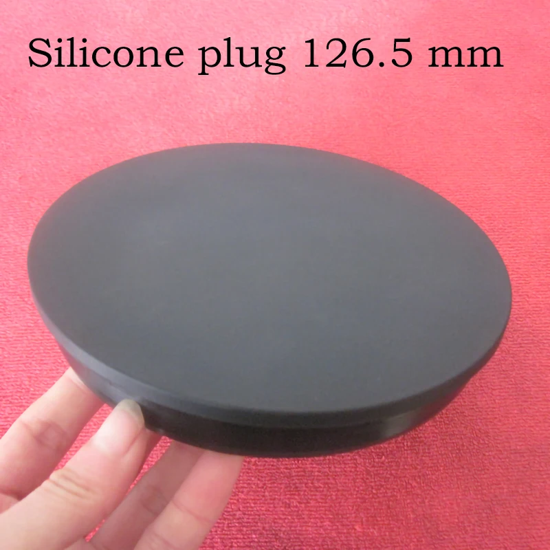 T-shaped silicone plug rubber seal cap for sealing round holes with a diameter of 126.5mm, elastic