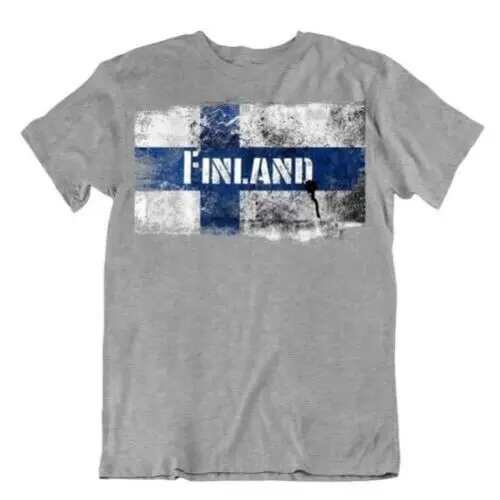 Finldia Bandiera t-shirt cità Mappa Nordic Croce Speciale Pride Regalo