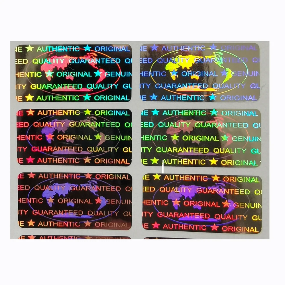 tamper proof holographic seal label autentico garantia void original autentico qualidade garantida 500 pcs 20x10 mm 01