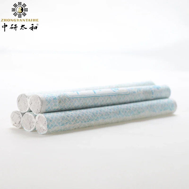 1.8x20cm Zhongyan Taihe 2 Boxes Moxibustion Roll Pure Moxa Stick Aged Handmade Moxa Roll Moxibustion
