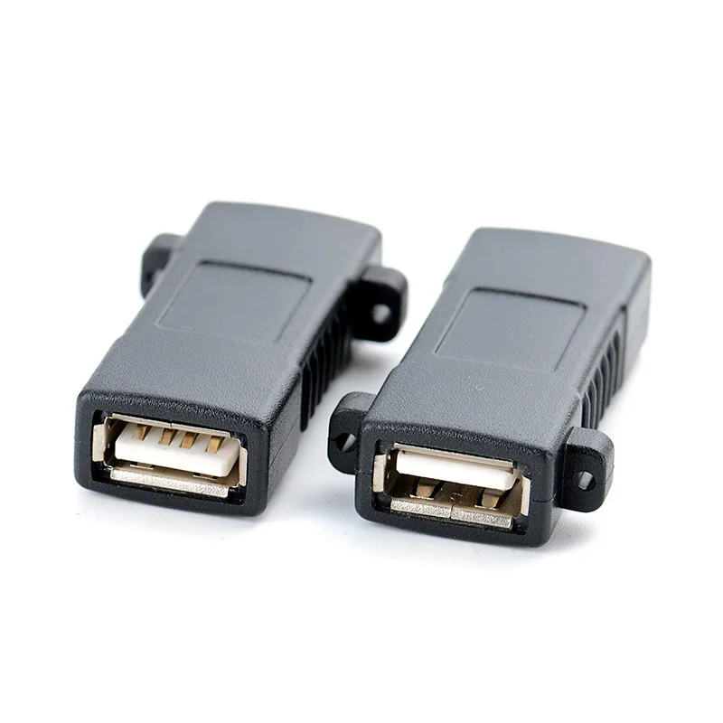 USB 3.0 Type A Female to A Female Connector Adapter USB 2.0 AF To AF Coupler Gender Changer Extender Converter Panel Cable Hole