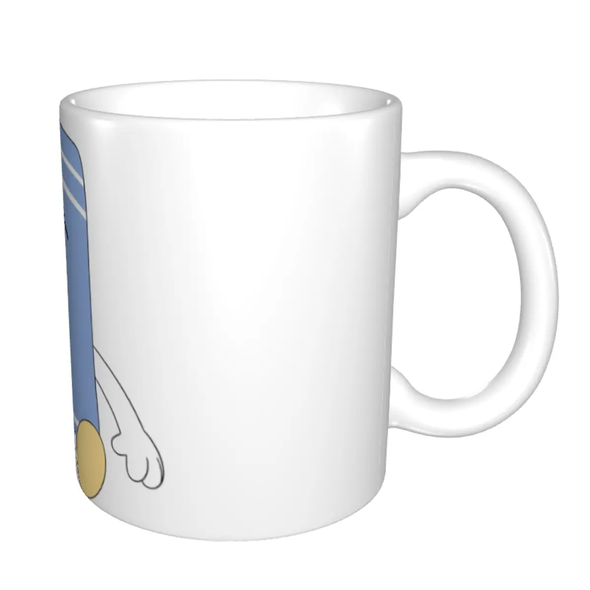 Customized DIY Towelies Ceramic Mug Funny Cartoon Coffee Cup Creative Present