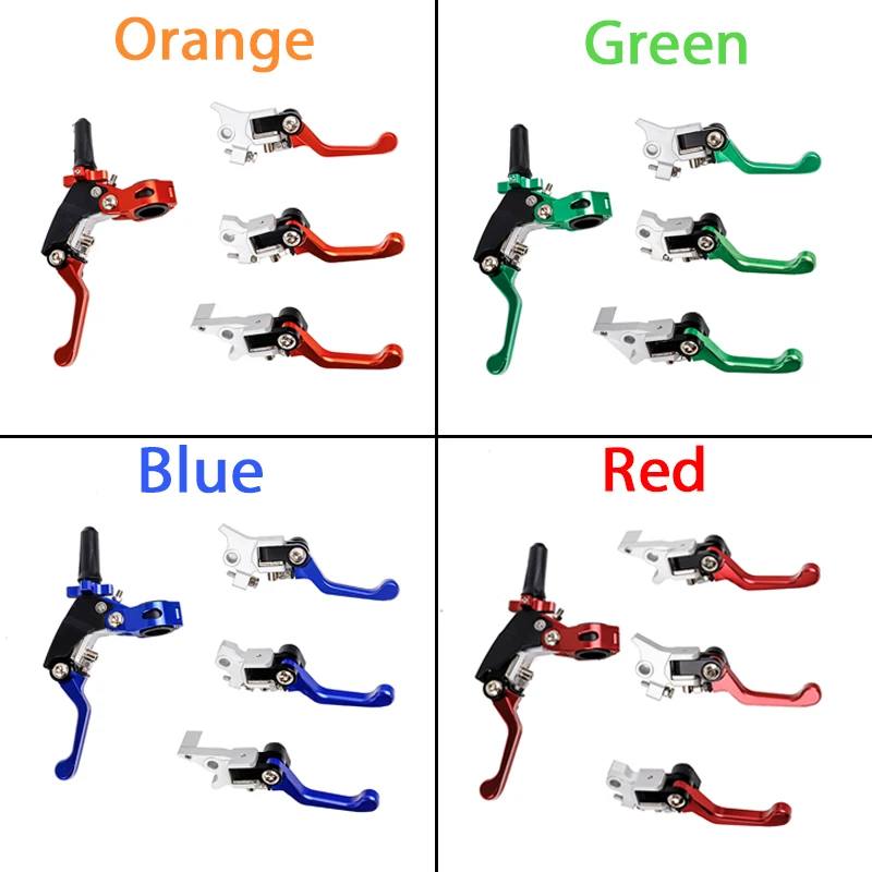 Modified Motorcycle Brake Handle Handles Clutch Brake Accessories Dirt Pit Bike Universal Folding Anti-Drop Labor-Saving Scooter