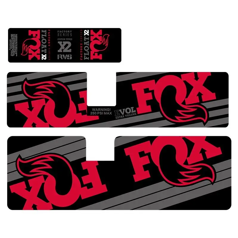 

Fox Float X2 наклейка на задний бампер DH горный велосипед наклейки на заднюю подвеску Fox Bike наклейка велосипед светоотражающие наклейки