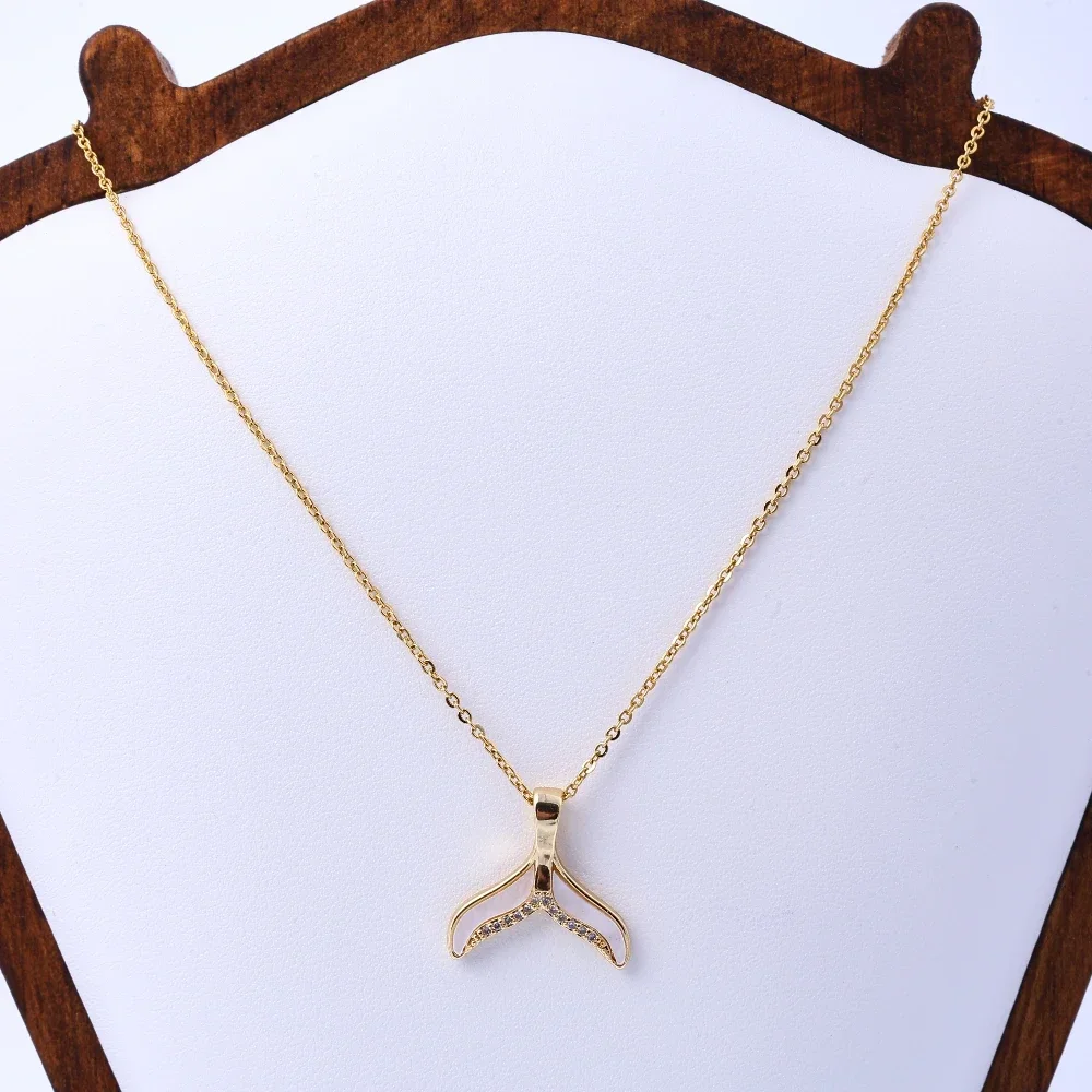 أحجار كريمة عصرية وملونة، أجنحة الملاك، قلادة من الفولاذ التيتانيوم، شخصية نسائية، متعددة الاستخدامات، فاخرة خفيفة، ياقة #3