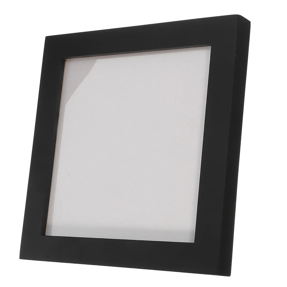

Collect Photo Frames Vintage CD Wall Decor Dvd Record Display Wooden Small Picture Album