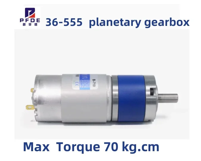 NEW 12V24V DC Planetaire Reductiemotor, Robot Smart Home, Auto-industrie Controle Reductiemotor CM36-555 High Torque, High Speed