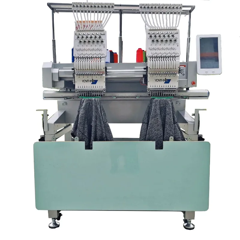 Customized High Speed Dahao Computer 2 Head Embroidery Making Machine Computerized For Clothes