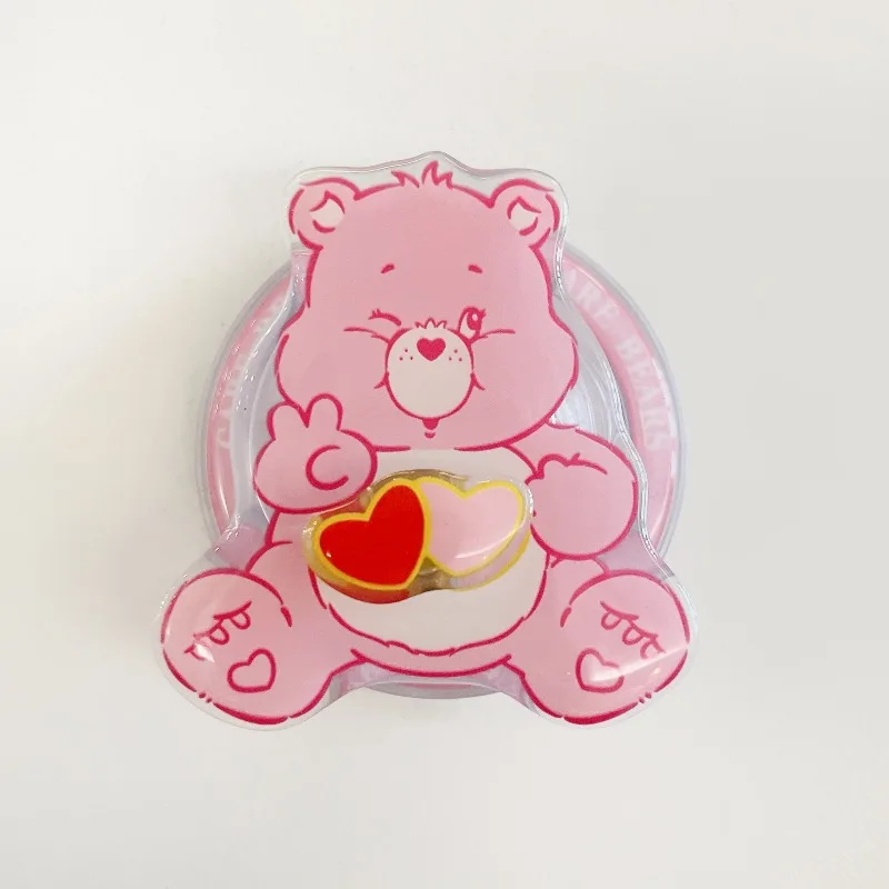 

Новый милый и забавный мультяшный чехол для телефона с магнитным креплением Care Bears, подходит для Apple Magsafe, с сильной адсорбцией, портативный