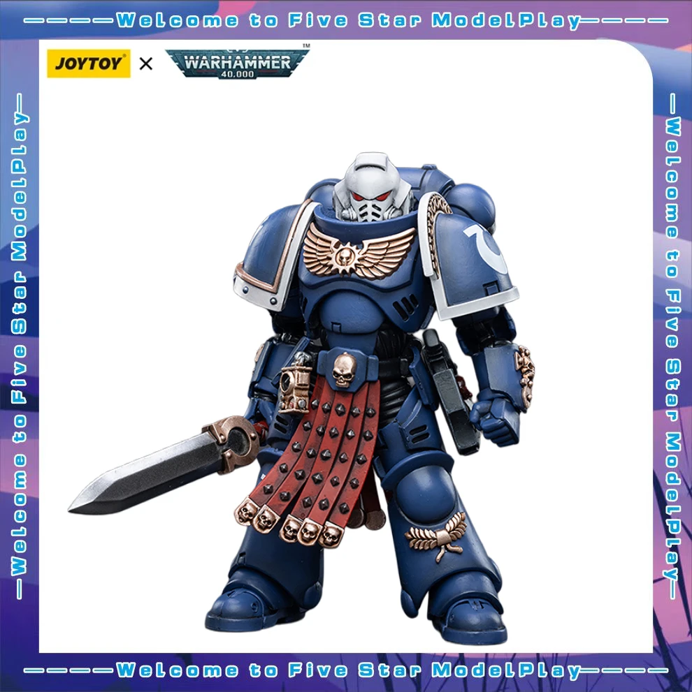 

【FS】 JOYTOY Warhammer 40K Ultramarines Primaris Assault Veteran Intercessor 1/18 scale Figures Model Toys Gifts Collection