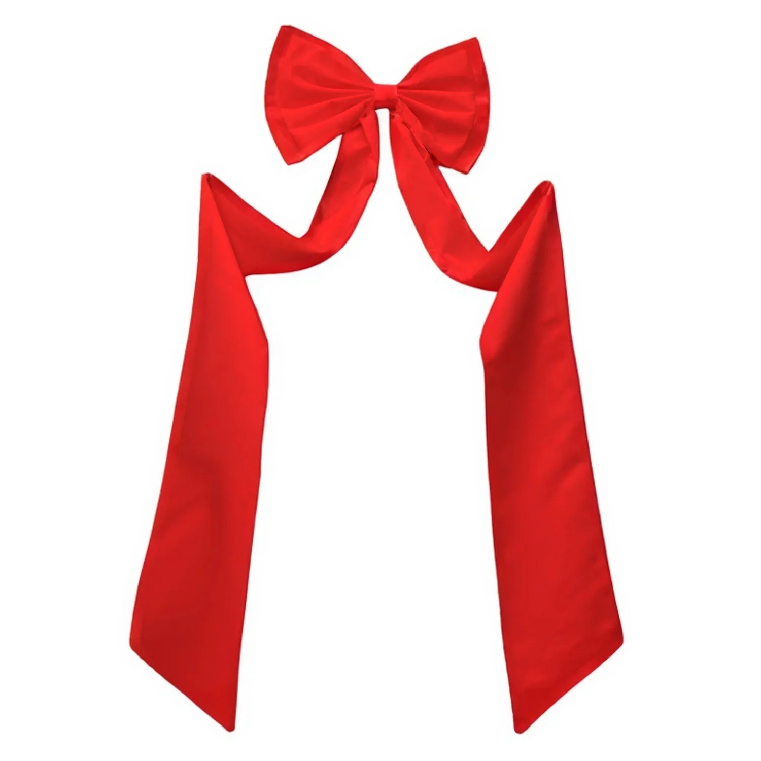 Satynowy tren ślubny z kokardą, odpinany dodatek do sesji zdjęciowych, na przyjęcie, ślub, akcesoria ślubne