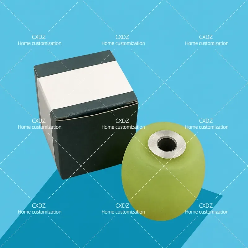 801 Leather Skiving Machine Feeding Wheel Iron Core Transparent Rubber Roller Goose Egg Pineapple Wheel Accessories