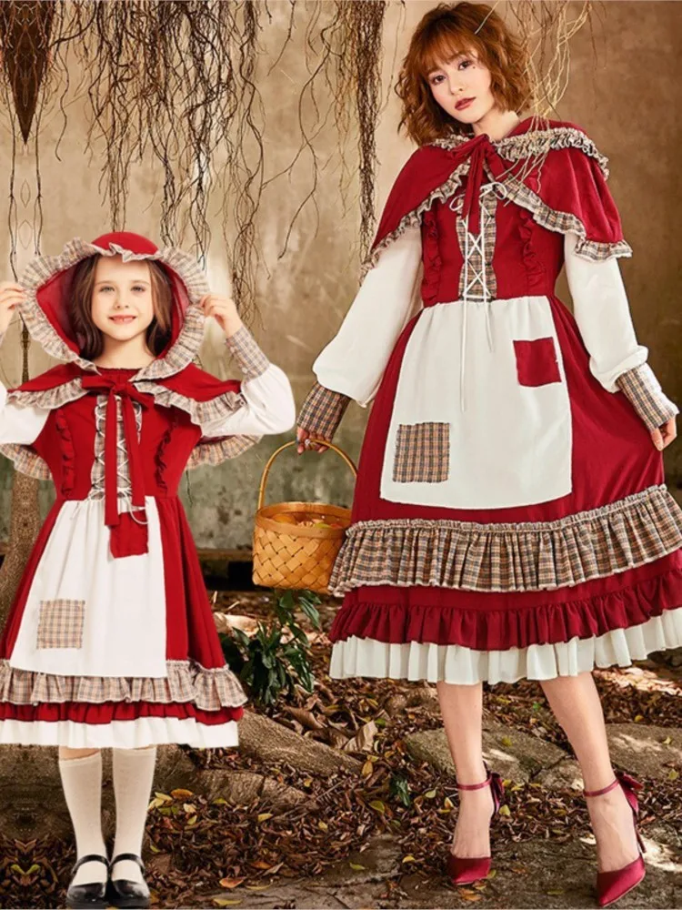 

Elegant and fashionable Halloween performance dress for adults children